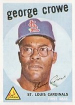 1959 Topps Baseball Cards      337     George Crowe